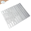 Bild 1 von Elizabeth Crafts Design Metallschablone PLANNER ESSENTIALS Vertical Month