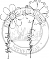 StempelBar Stempelgummi Blumen-Set Geburtstagskind