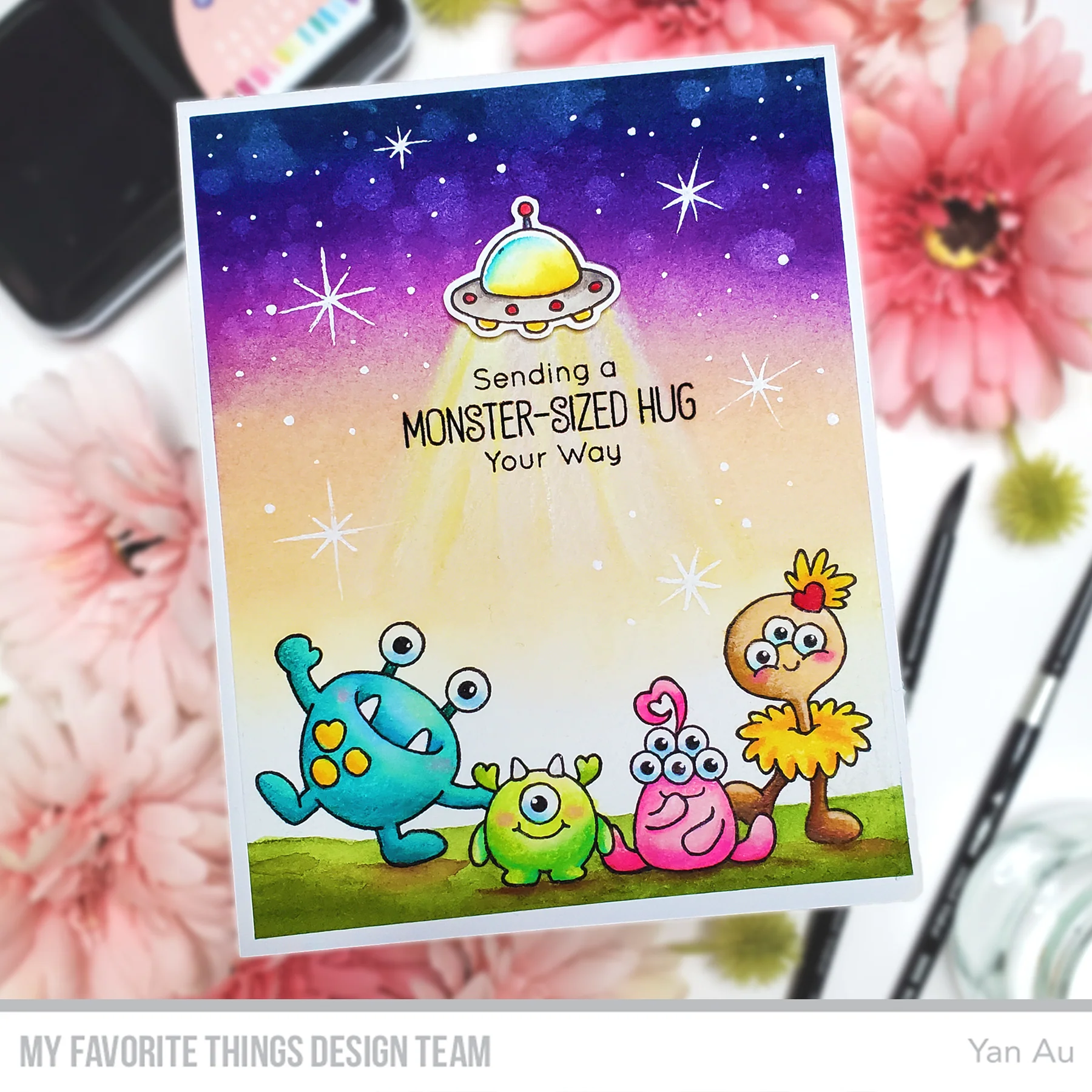 Bild 2 von My Favorite Things - Clear Stamps JB Monster Love - Monster Liebe