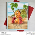 Bild 2 von Gummistempel Stamping Bella Cling Stamp ODDBALL MAMA DINO AND HER BABIES