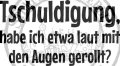 Bild 1 von StempelBar Stempelgummi Tschuldigung
