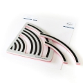 Pinkfresh Studio Cling Rubberstamp - Pop Out: Rainbow Cling Stamp set - Stempelgummi