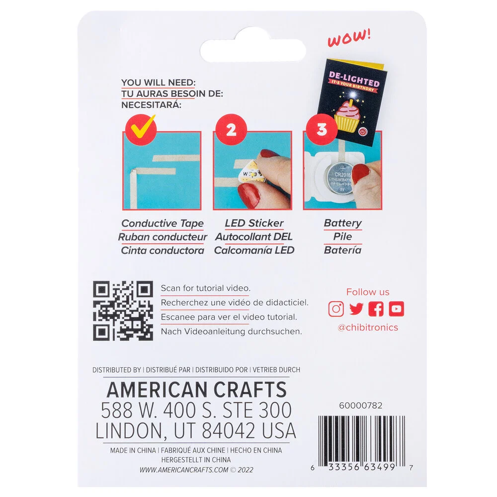 Bild 3 von We R Makers • Chibitronics Conductive Fabric Tape - leitendes Band (selbstklebend)
