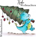 StempelBar Stempelgummi Lee Holland - Tannenbaum-Drache