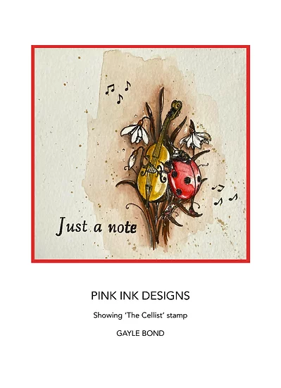 Bild 3 von Pink Ink Designs - Stempel The Cellist - Cellist