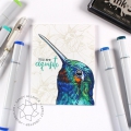 Bild 2 von Colorado Craft Company Clear Stamps - Big & Bold~Hummingbird Delight