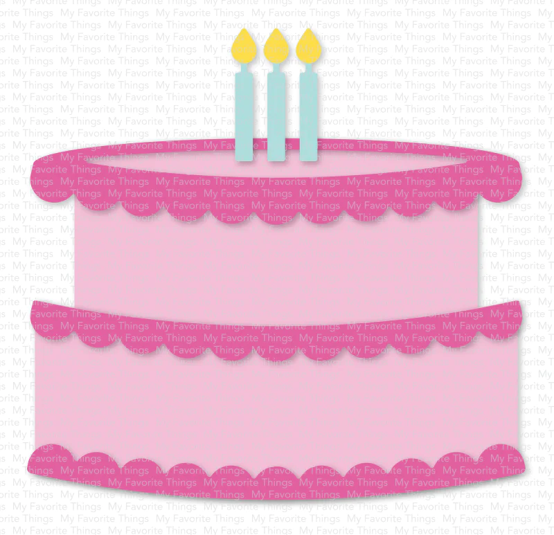 Bild 2 von My Favorite Things - Interactive Birthday Cake Die-namics - Stanze Torte