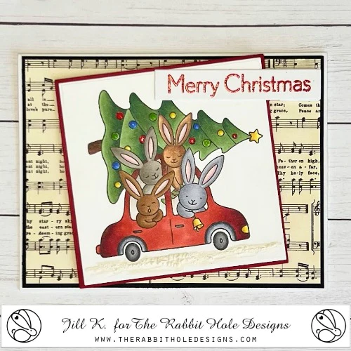 Bild 6 von The Rabbit Hole Designs Clear Stamps - Bunny Christmas