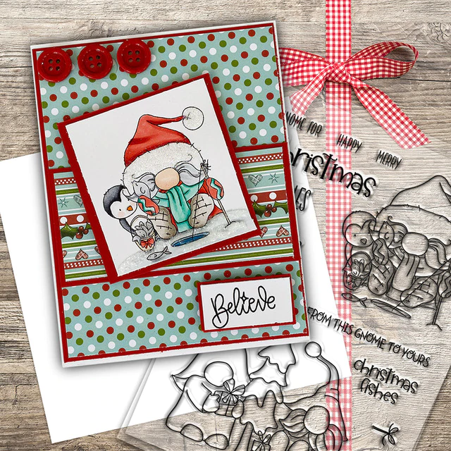 Bild 15 von Polkadoodles Clear Stamps - Christmas Fishes