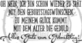 StempelBar Stempelgummi Oh nein, ich bin schon wieder