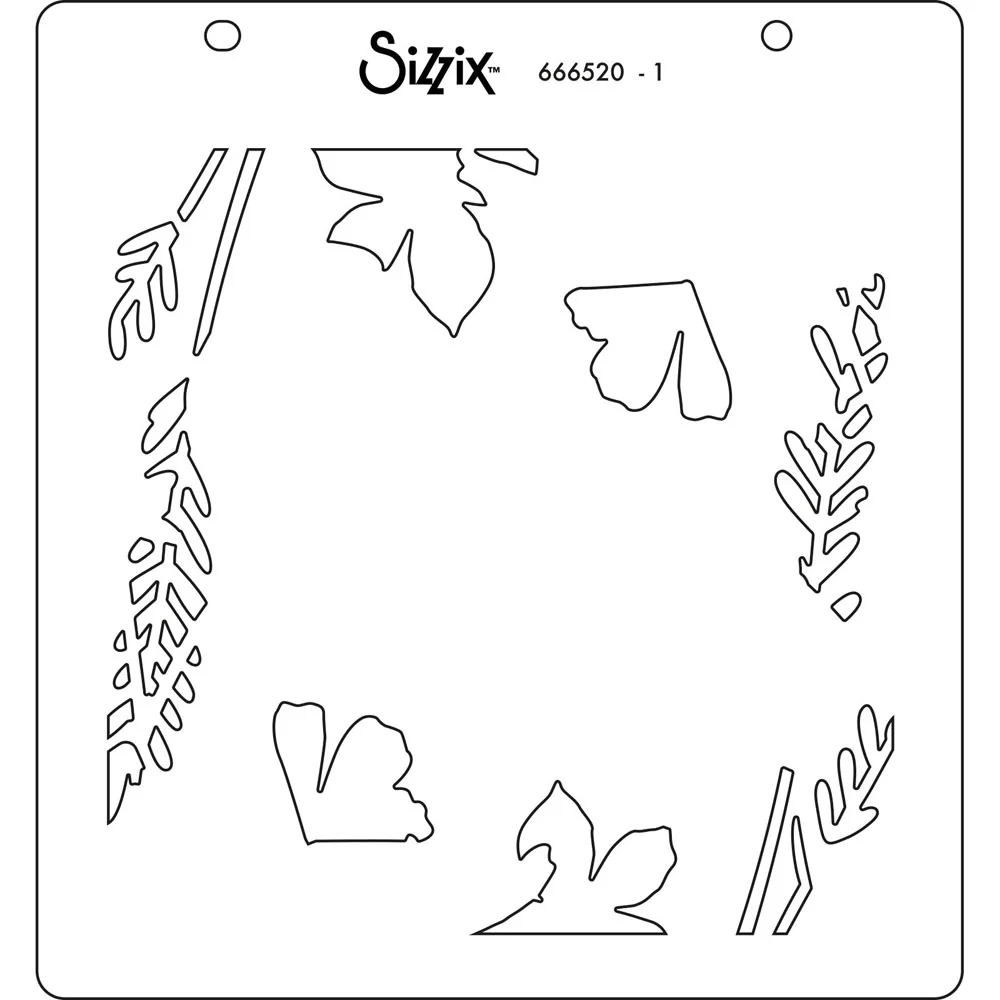Bild 4 von Sizzix - Layered Stencils - Botanical Border by Jennifer Ogborn