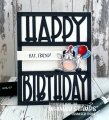 Bild 3 von Whimsy Stamps Die Stanze  - Happy Birthday Coverplate Die