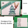 Bild 5 von Crackerbox & Suzy Stamps Cling - Gummistempel Side Reindeer - Rentier