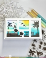 Bild 11 von Waffle Flower Postage Collage Tropical Sunset Stamp Set - Stempel-Set