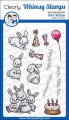 Whimsy Stamps Clear Stamps - A Bunny Birthday - Hase