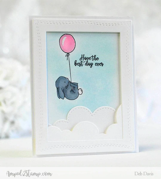 Bild 12 von Whimsy Stamps Clear Stamps  - Bunny Balloons - Hase Luftballon