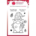 Woodware Clear Stamp Singles Ladybird Gnome