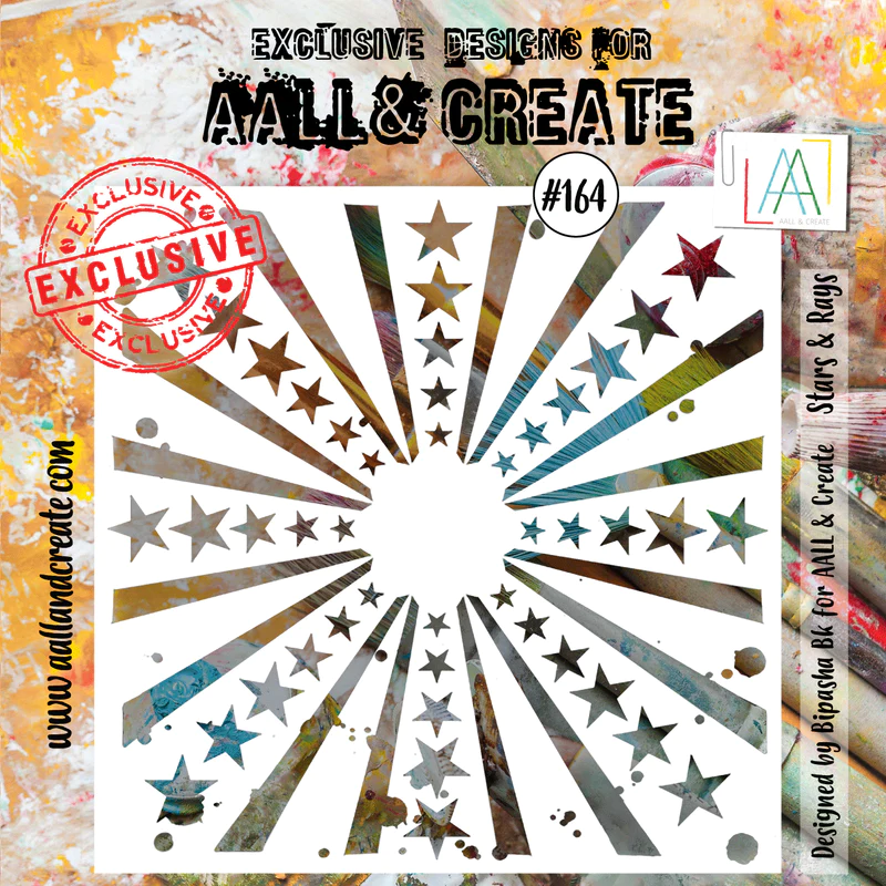 AALL & Create Stencil - Stars & Rays