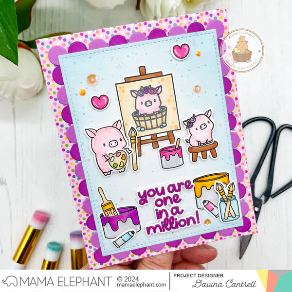 Bild 4 von Mama Elephant - Clear Stamps PAINTING PIGGIES