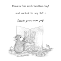 Bild 5 von Spellbinders Creative Day Cling Rubber Stamp Set - House Mouse Stempelgummi