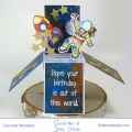 Bild 2 von Crackerbox & Suzy Stamps Cling - Gummistempel Out Of This World Birthday