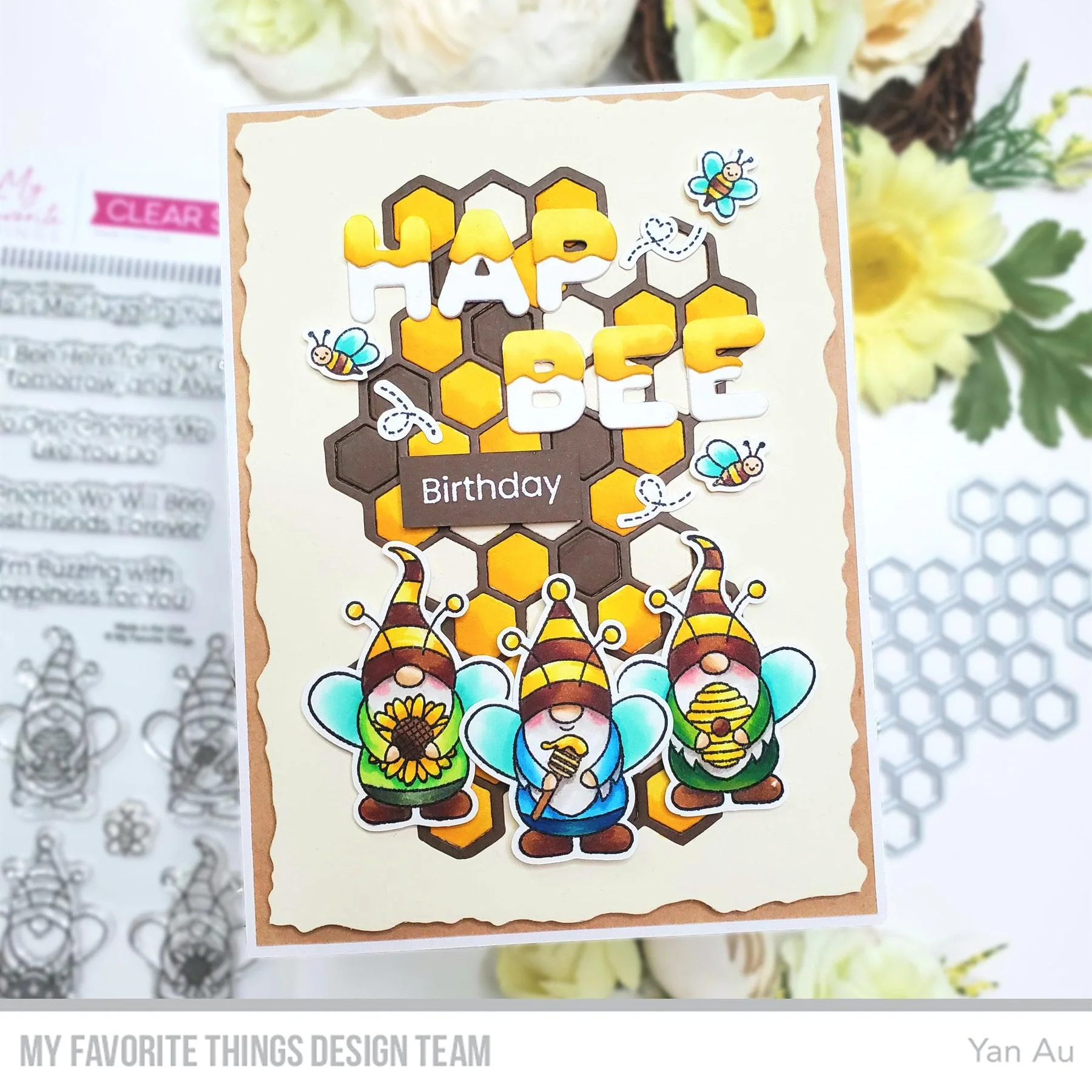 Bild 8 von My Favorite Things - Clear Stamps Buzzing with Happiness - Gnome Biene