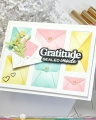 Bild 7 von Waffle Flower Postage Collage Envelope Stencil - Stencilschablone 
