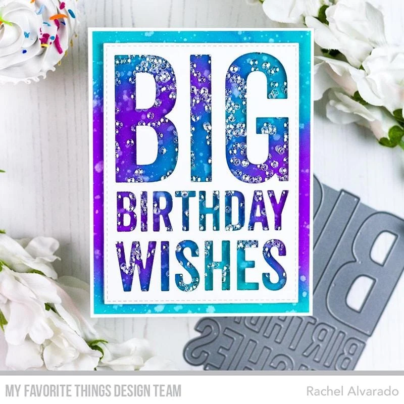 Bild 8 von My Favorite Things - Big Birthday Wishes Die-namics - Stanze Geburtstag
