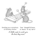 Bild 2 von Spellbinders  Music to My Ears Cling Rubber Stamp Set - House Mouse Stempelgummi