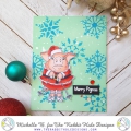 Bild 8 von The Rabbit Hole Designs Clear Stamps  - Merry Pigmas - Weihnachten Schweinchen
