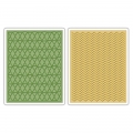 Bild 2 von Tim Holtz Alterations Prägefolder Texture Fades Chevrons & Lattice