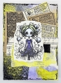 Bild 2 von IndigoBlu Gummistempel - Spooky Girl A6 Red Rubber Stamp