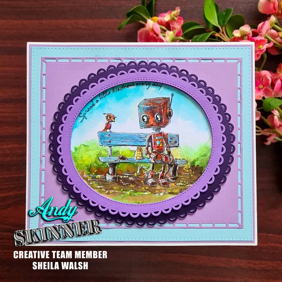 Bild 10 von Creative Expressions Pre Cut Stamp - Gummistempel - Andy Skinner Botology Spread A Little Kindness