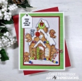 Bild 2 von Art Impressions Clear Stamps with dies Gingerbread Cubbies - Stempelset inkl. Stanzen