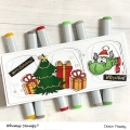 Bild 4 von Whimsy Stamps Clear Stamps  - Dragon Holiday Peekers - Drache