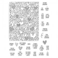 Bild 1 von Hero Arts Color Layering Clear Stamps - All My Heart Peek-A-Boo Parts