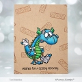 Bild 2 von Whimsy Stamps Clear Stamps  - Get Well Dragons -Gute Besserung Drachen
