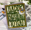 Bild 21 von Whimsy Stamps Die Stanze  - Happy Birthday Coverplate Die