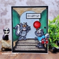 Bild 2 von Whimsy Stamps Clear Stamps - Skunks Happy