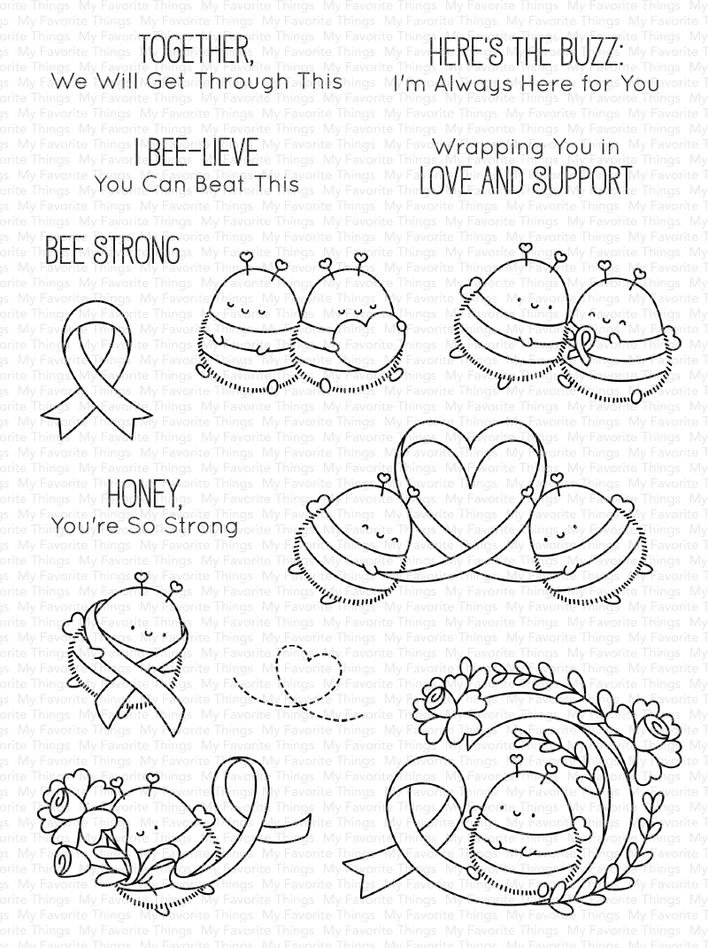 Bild 1 von My Favorite Things - Clear Stamps JB Bee Strong - Bienchen