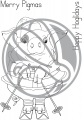 Bild 2 von The Rabbit Hole Designs Clear Stamps  - Merry Pigmas - Weihnachten Schweinchen