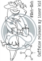 The Rabbit Hole Designs Clear Stamps  - Caffeinated - Goat - Ziege
