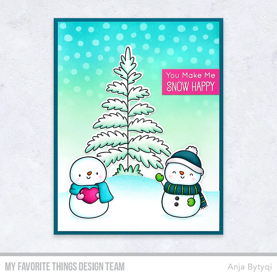 Bild 3 von My Favorite Things - Clear Stamps JB Snow Happy - Schneemänner