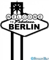 StempelBar Stempelgummi Welcome to Fabulous BERLIN