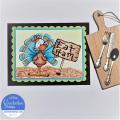 Bild 9 von Crackerbox & Suzy Stamps Cling - Gummistempel Turkey Goofy - Truthahn