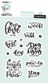 STUDIOLIGHT Clear Stamp - Friendz nr.166 - dogaholic