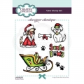 Creative Expressions Clear Stamps Santa Paws - Weihnachten Tiere