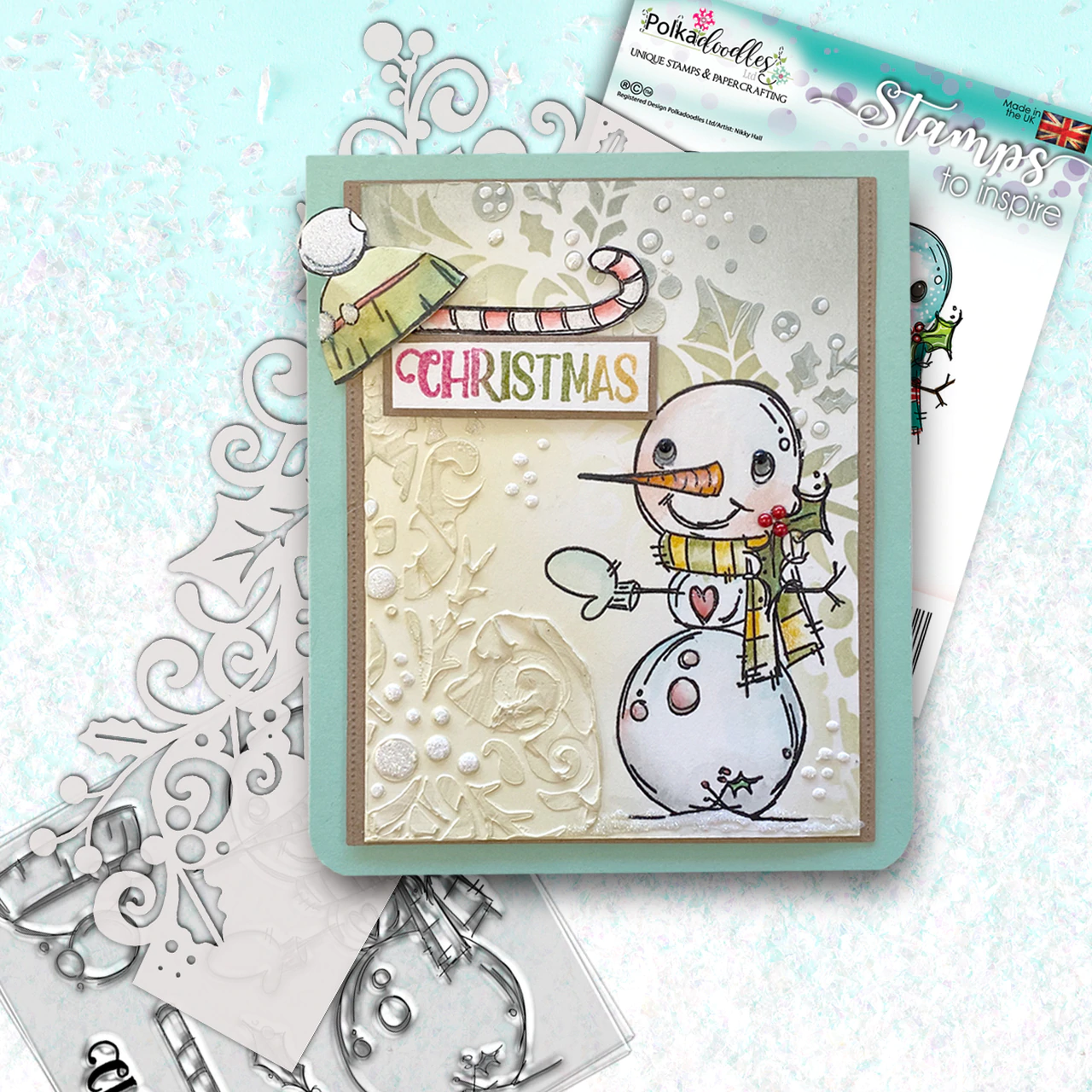 Bild 2 von Polkadoodles Clear Stamps - Smiley Snowman
