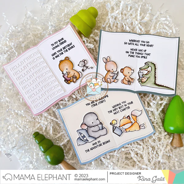 Bild 2 von Mama Elephant - Clear Stamps BOOK CLUB