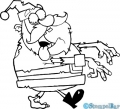 StempelBar Stempelgummi Zombie-Weihnachtsmann